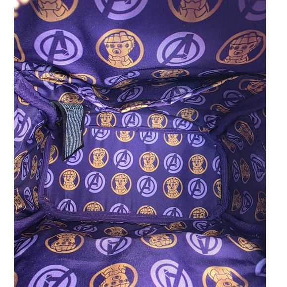 Marvel Loungefly Thanos Infinity Gauntlet Mini Backpack‎ NWT main image 6